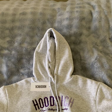 hoodrich jade crop kapuzenpullover - damen - grey