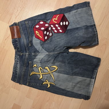 EVISU x Palace Jeans-Shorts