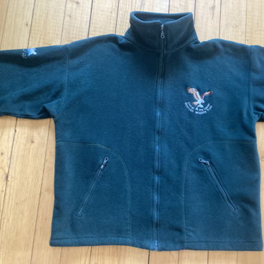Vintage fleece forest green