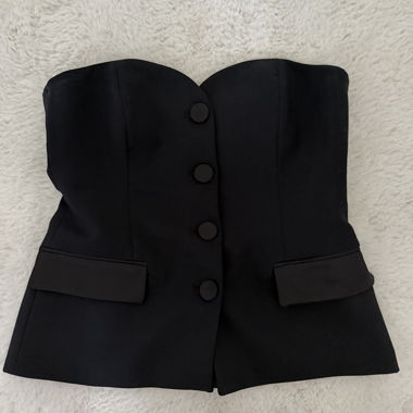 Black Bustier Top 