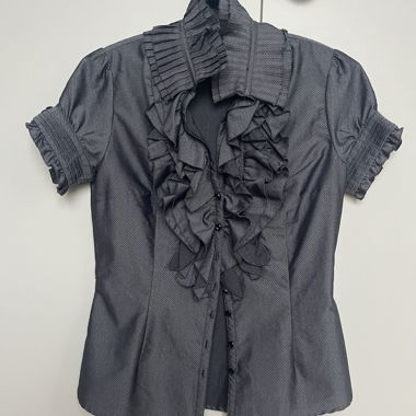 Vintage short-sleeved blouse
