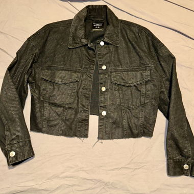 Jacke - schwarz/glitzer