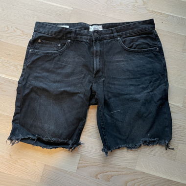 Shorts en jean noirs