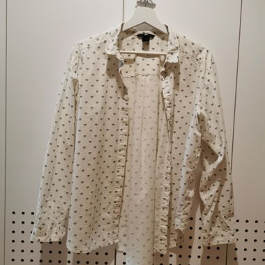Bluse mit Diamantenmuster