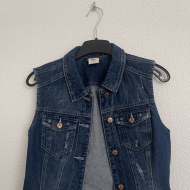 Denim Weste 