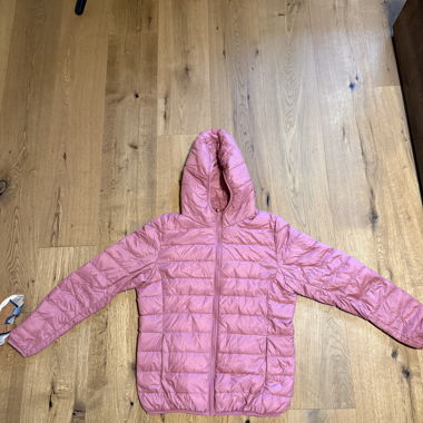 Rosa Mid-Season-Hoodiejacke