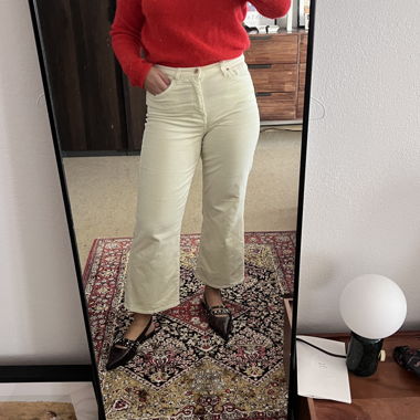 7 For All Mankind cropped corduroy trousers 