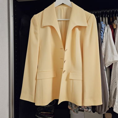 Veste blazer jaune