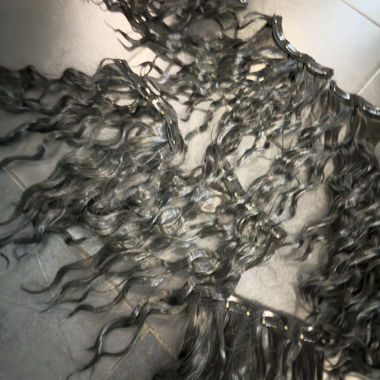 Estensioni per capelli sintetici ricci con clip