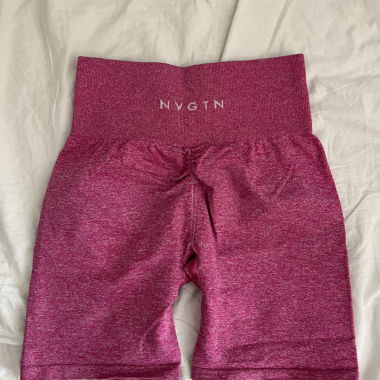 pink NVGTN gym shorts