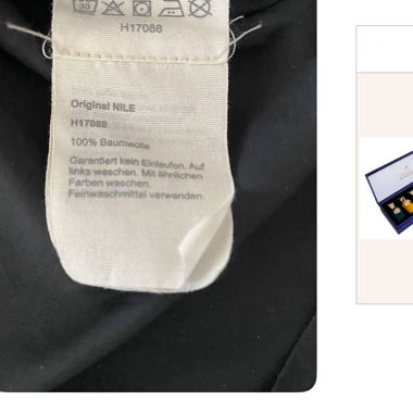Gonna in cotone NILE nera XS (indossabile fino a 38)