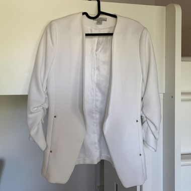 White H&M Blazer Jacket