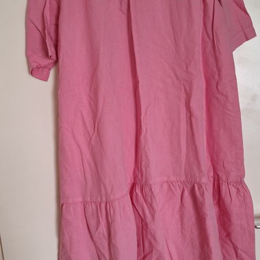 Langes Sommerkleid in Rosa