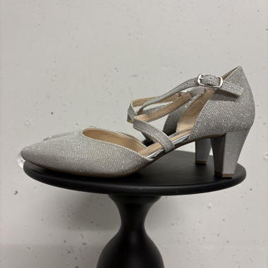 Pumps Gabor Argento 38 Con Bretelline