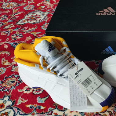 Adidas Crazy 1 Kobe Bryant Lakers Playoff NEW 45