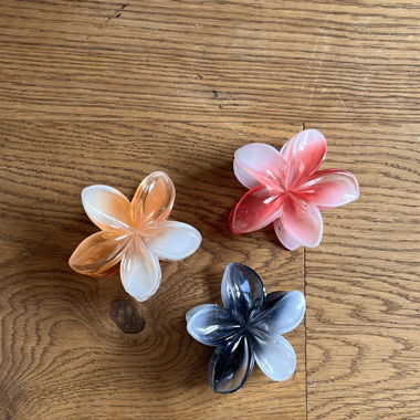 Blumen Haarklammer