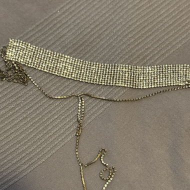 Collier ras du cou en cristal