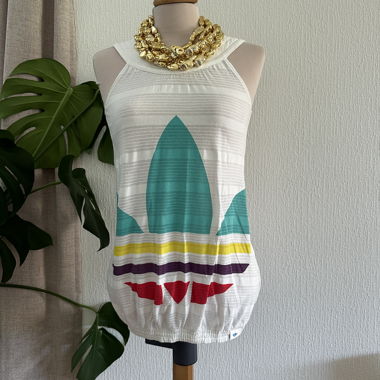 White adidas Tank Top