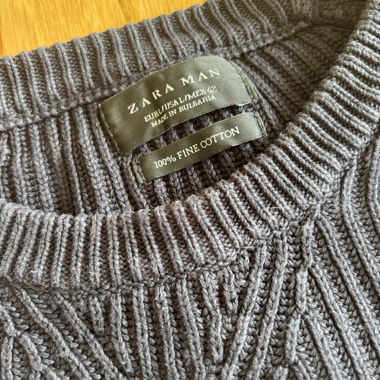 Strickpullover mit Ellenbogenpatches