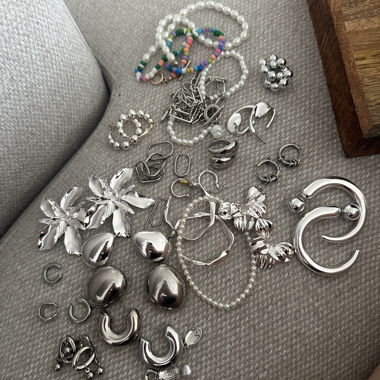 Modeschmuck Set (Earcuffs, Ringe, Ohrringe etc)