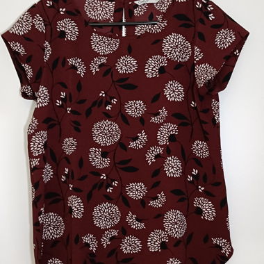 Blouse à fleurs