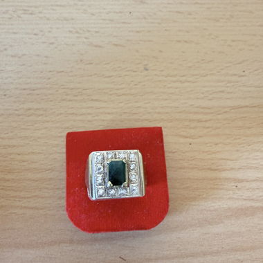 Afghanische Smaragd als Ring 