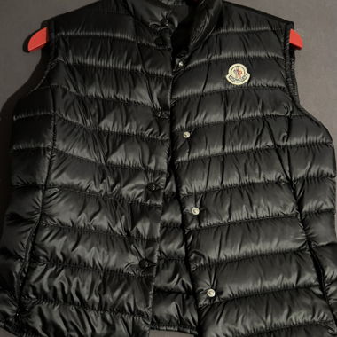 Gilet imbottito Moncler nero