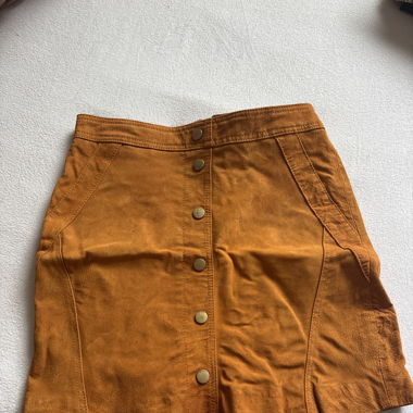 Jupe Wildleder