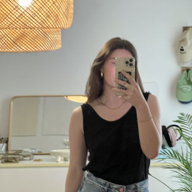 Sheer Black Top