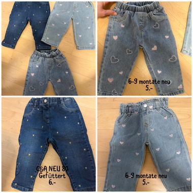 Nuovi jeans per neonati e bambini