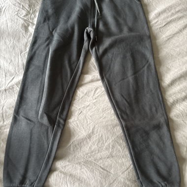 green jogger trousers