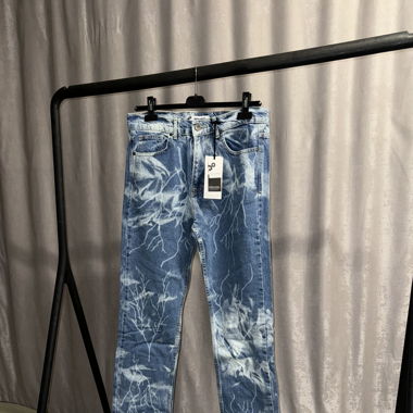 lightning jeans blu