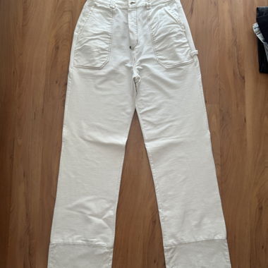 Zara White Trousers