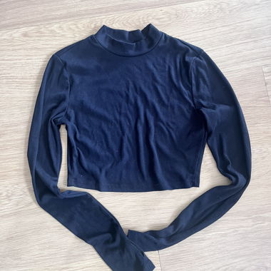 Langarmoberteil marineblau