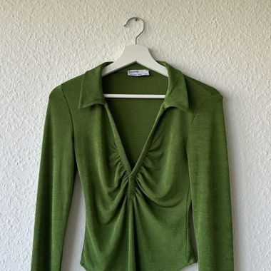 Body verde Bershka