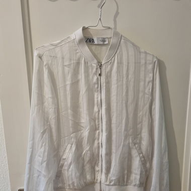 ZARA Leichte Jacke - Weiss - Grösse S