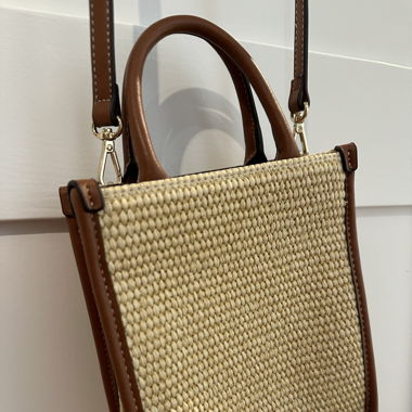 Stoh-Handtasche