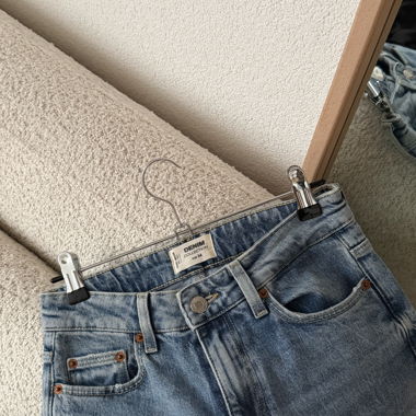 Jeans a vita alta ampi
