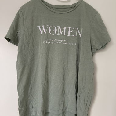 T-shirt vert menthe avec imprimé