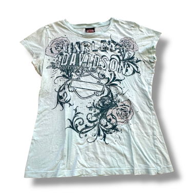 Harley Davidson Y2K rhinestones t-shirt