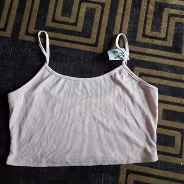 Blush Pink Cami Crop Top