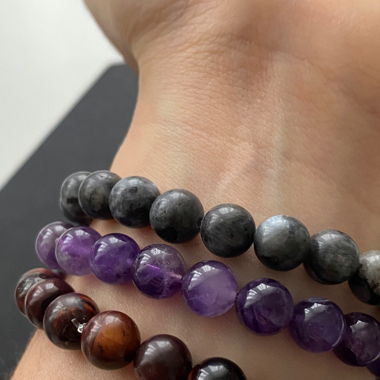 spiritual bracelet tigereye (real stone, handmade)