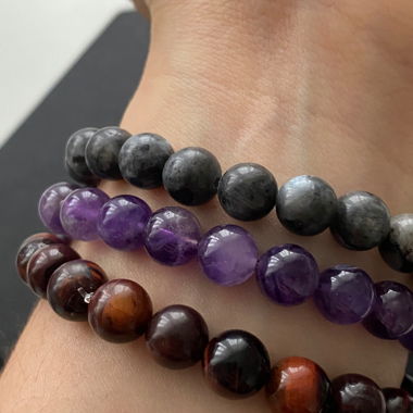 spiritual bracelet tigereye (real stone, handmade)