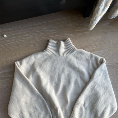 Pull blanc taille S 