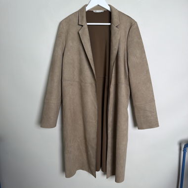 Manteau en faux daim Zara