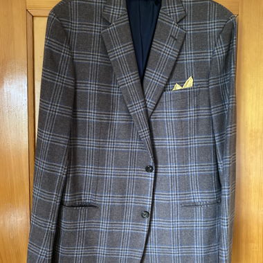 Blazer à carreaux Brioni