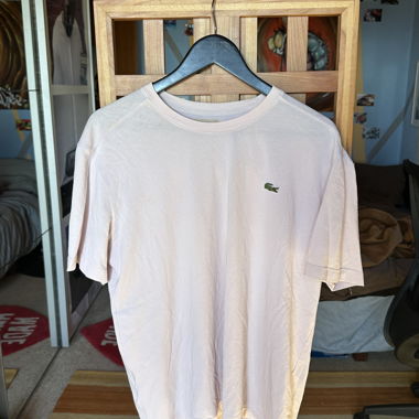 T-shirt rosa Lacoste