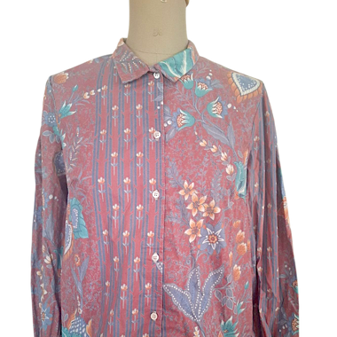 Floral Shirt by Les Récupérables,M,Upcycled Design