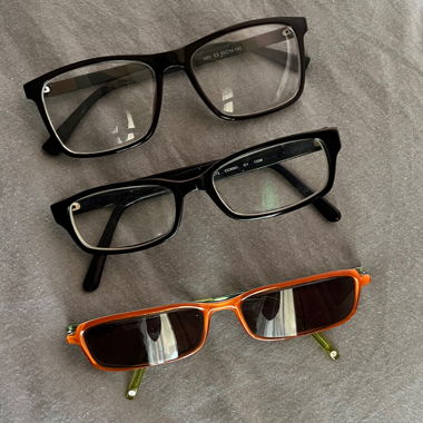Lot de 3 montures de lunettes