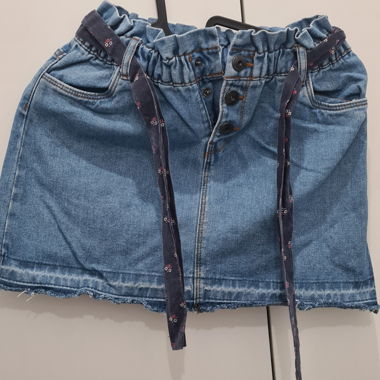 Jupe jeans petite fille  vertbaudet 